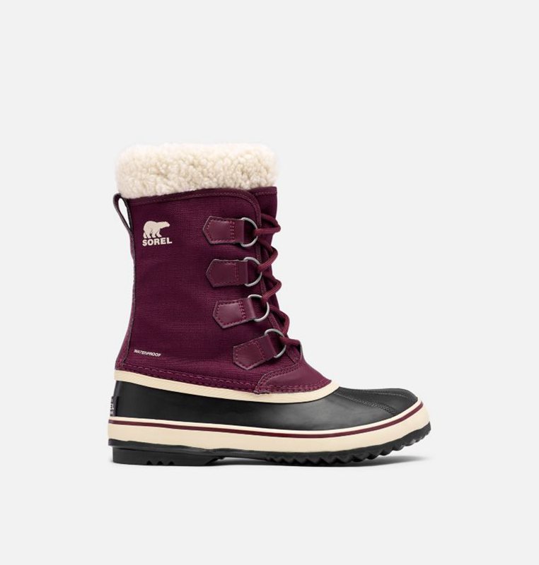 Botas Nieve Sorel Mujer - Invierno Carnival™ Bajas Moradas/Negras - 49527-JIAC